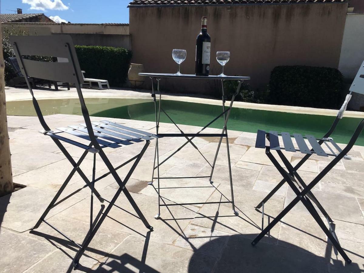 Coquet 2 Pieces Au Calme Avec Piscine Villa Fontvieille Eksteriør billede
